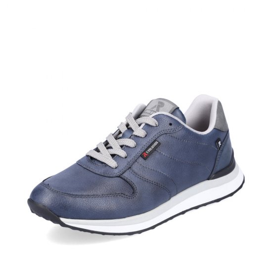 Rieker EVOLUTION leather Women's shoes| 42500 Blue - Click Image to Close