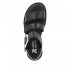 Rieker EVOLUTION Women's sandals | Style W1650 Casual Sandal Black