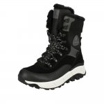 Rieker EVOLUTION Suede Leather Women's Mid Height Boots | W0066 Mid-height Boots - Fiber Grip Black Combination