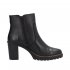 Rieker Leather Women's short boots | Y2557 Ankle Boots Black