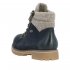 Remonte Suede Leather Women's Mid Height Boots| D7478 Mid-height Boots Blue Combination