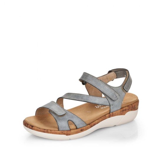 Remonte Women's sandals | Style R6850 Casual Sandal Blue - Click Image to Close