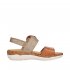 Remonte Women's sandals | Style R6853 Casual Sandal Metallic