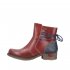 Rieker Synthetic Material Women's short boots| 79692 Ankle Boots Red Combination