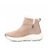 Rieker EVOLUTION Suede leather Women's Short Boots| 42170 Ankle Boots Beige