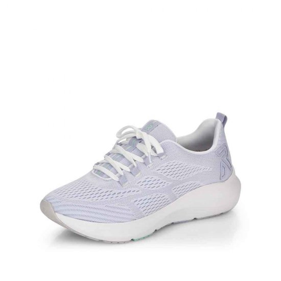 Rieker EVOLUTION Women's shoes | Style 42103 Athletic Lace-up White - Click Image to Close