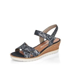 Remonte Women's sandals | Style R6252 Dress Sandal Blue Combination