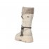 Rieker Synthetic leather Women's mid height boots | X8283-60 Mid-height Boots Flip Grip Beige