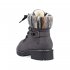 Rieker Synthetic Material Women's short boots | Y9131 Ankle Boots Grey