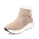 Rieker EVOLUTION Suede leather Women's Short Boots| 42170 Ankle Boots Beige