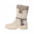 Rieker Synthetic leather Women's mid height boots | X8283-60 Mid-height Boots Flip Grip Beige