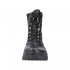 Rieker Leather Women's short boots. Z1042 Ankle Boots. Fiber Grip Black