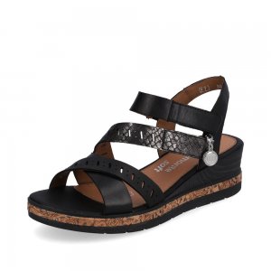 Remonte Women's sandals | Style D3064 Casual Sandal Black