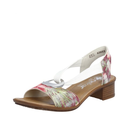 Rieker Women's sandals | Style 62662 Dress Sandal Multi - Click Image to Close