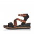 Remonte Women's sandals | Style D3052 Casual Sandal Black Combination