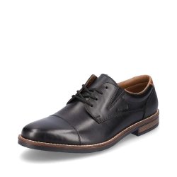 Rieker Men's shoes | Style 13506 Dress Lace-up Black