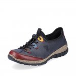 Rieker Synthetic Material Women's shoes| N3271-68 Blue Combination