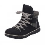 Rieker Synthetic Material Women's short boots| Z4238 Ankle Boots Black Combination