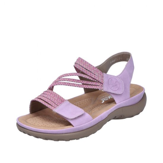 Rieker Women's sandals | Style 64870 Athletic Sandal Pink - Click Image to Close