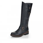 Remonte Synthetic leather Women's Tall Boots| R6590 Tall Boots Black