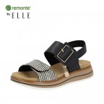 Remonte Women's sandals | Style D1J53 Casual Sandal Black Combination