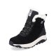 Rieker EVOLUTION Suede leather Women's Short Boots| W0060 Ankle Boots Black