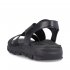 Rieker EVOLUTION Women's sandals | Style V8408 Athletic Sandal Black