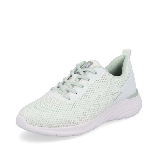 Rieker EVOLUTION Women's shoes | Style W0401 Athletic Lace-up White - Click Image to Close