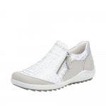 Remonte Women's shoes | Style R1428 Casual Zipper White Combination